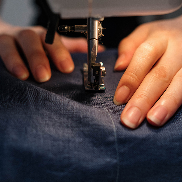 Flat stitching